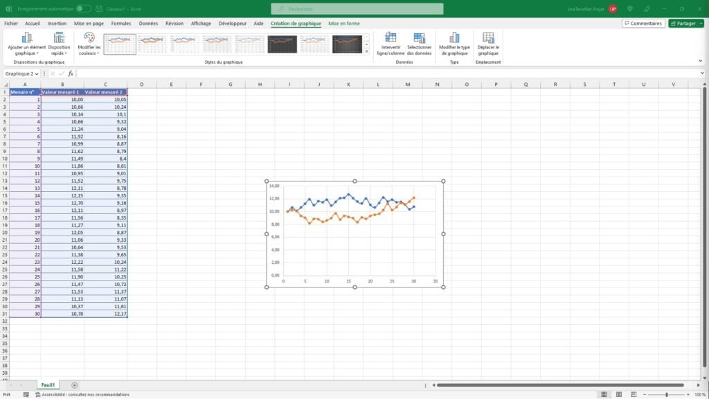 Insérer un graphique dans Excel - Slide 10