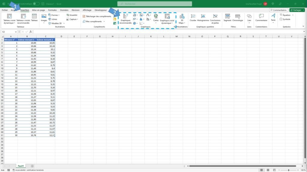 Insérer un graphique dans Excel - Slide 4