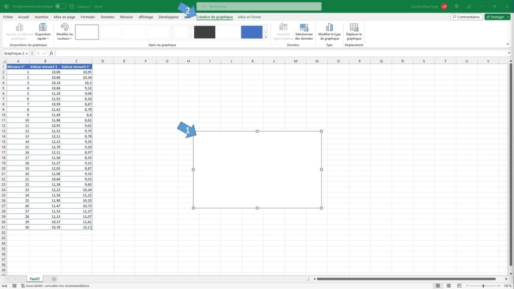 Insérer un graphique dans Excel - Slide 6