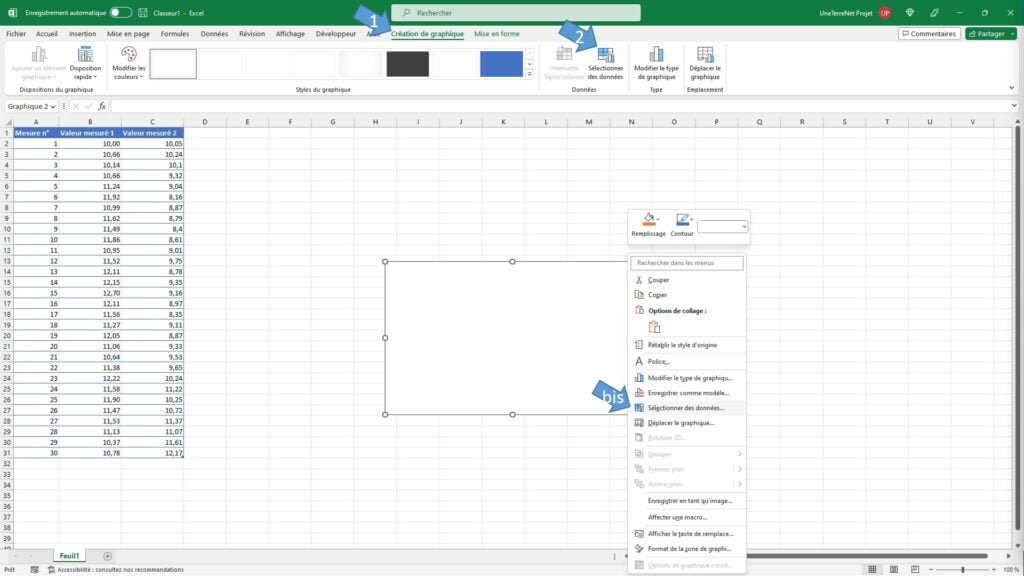 Insérer un graphique dans Excel - Slide 7