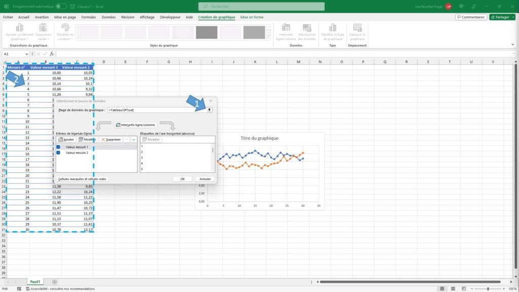 Insérer un graphique dans Excel - Slide 8
