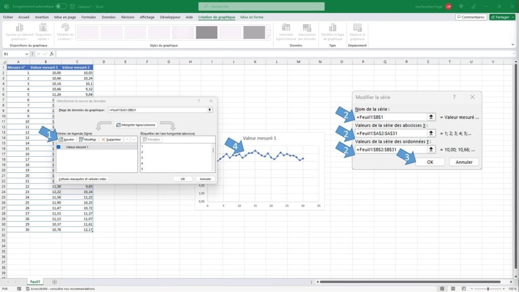 Insérer un graphique dans Excel - Slide 9