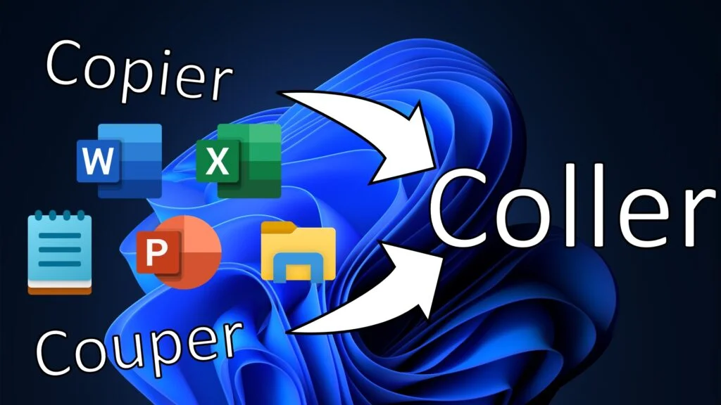 Copier, coller et couper sur Windows - Miniature