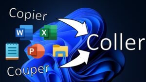 Copier, coller et couper sur Windows - Miniature