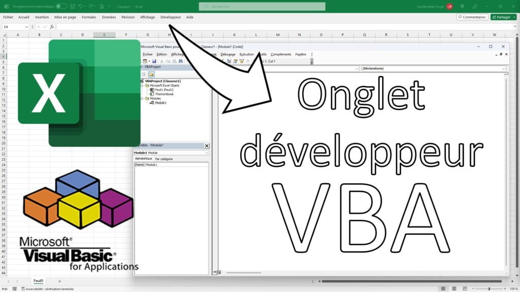 L’onglet Développeur VBA dans Excel - Miniature
