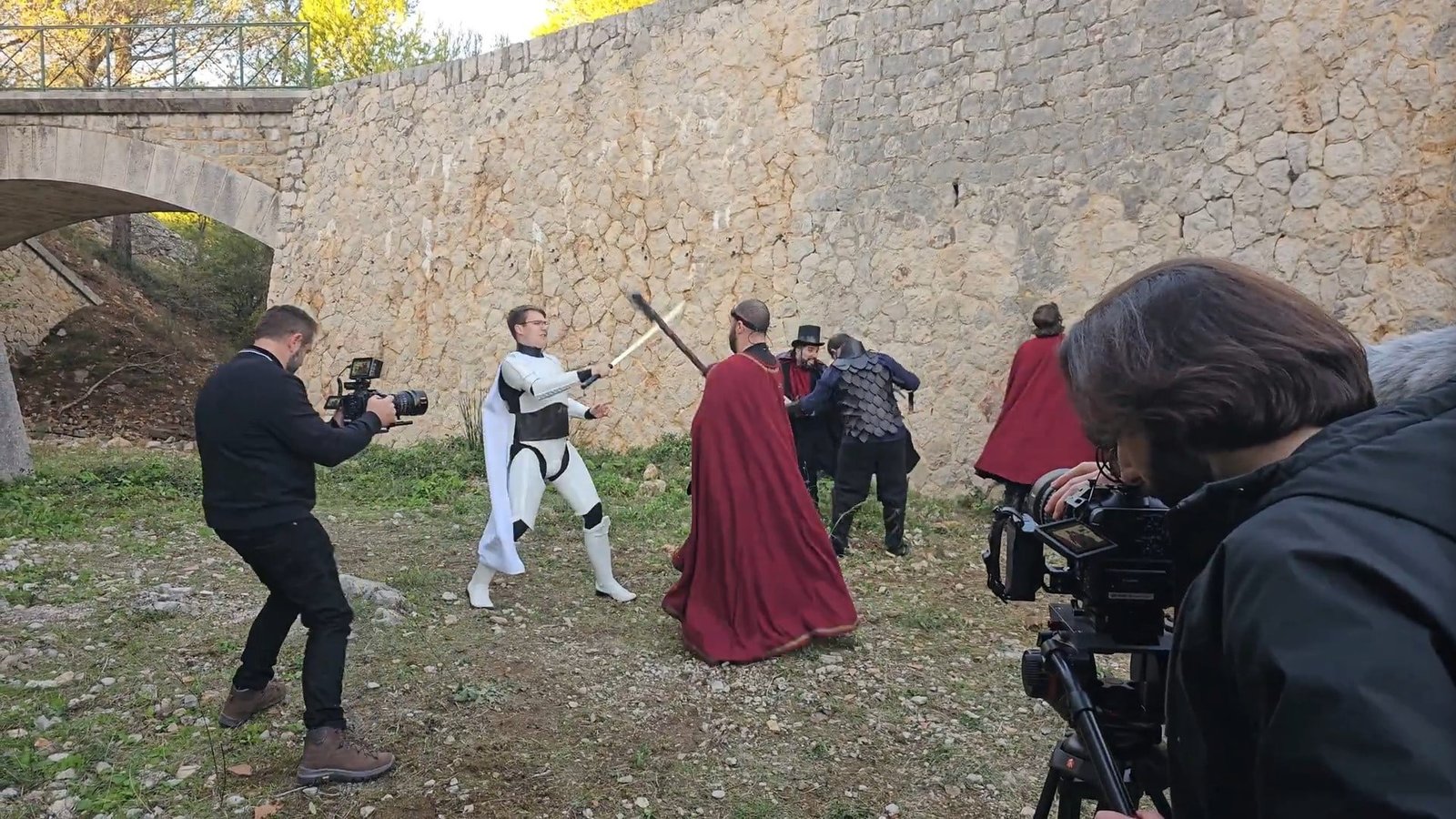 Tournage dans Noob, la saison ultime - Combat de masse (8) Antonin Monti