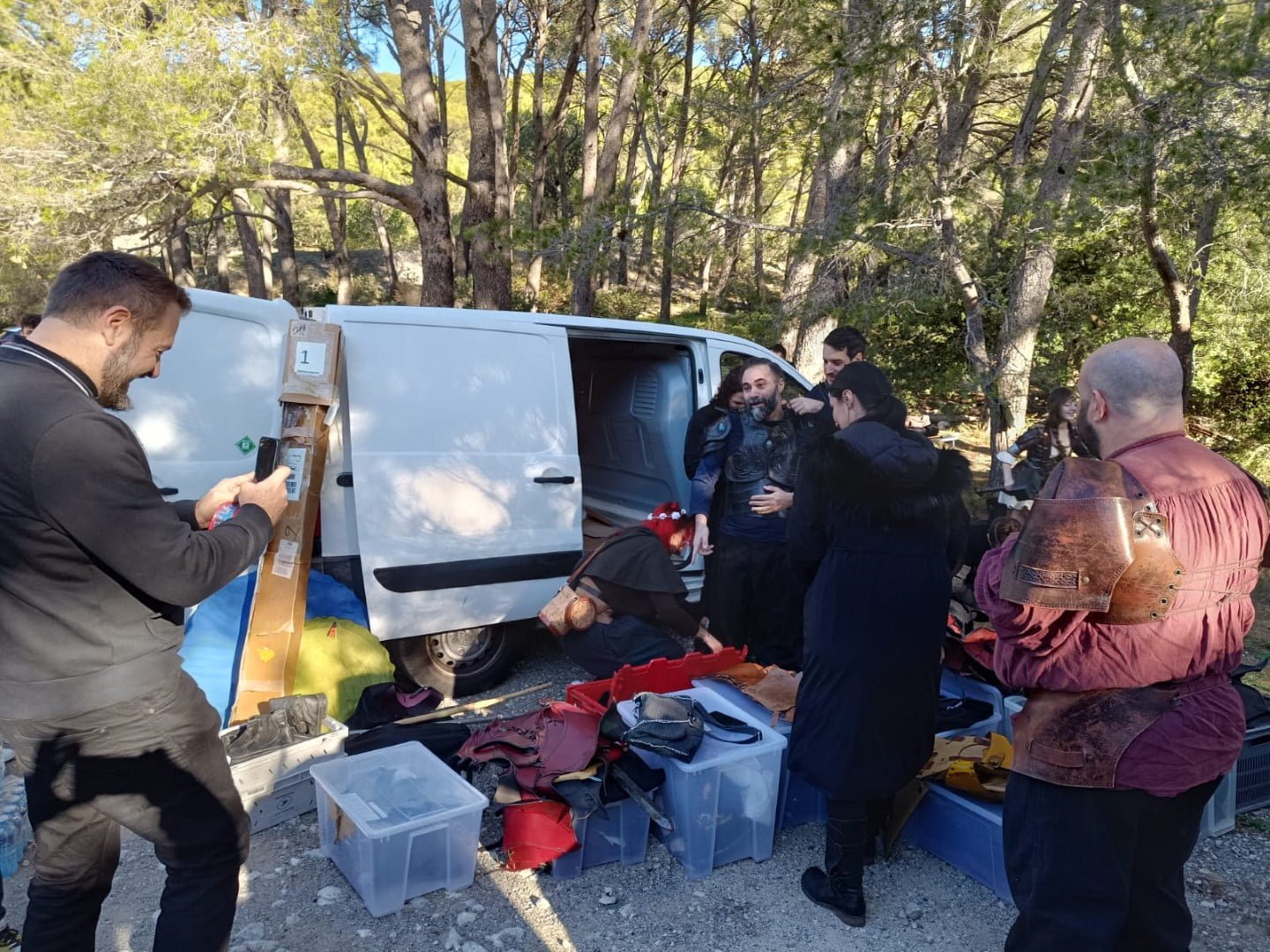 Tournage dans Noob, la saison ultime - Préparation (4) Mamarazzi