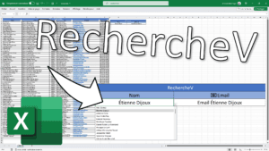 Rechercher une valeur avec RechercheV dans Excel - Miniature