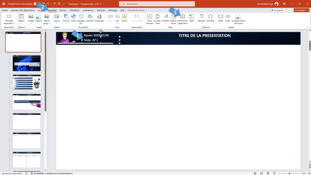 Ajouter une barre de progression dans PowerPoint - Slide 1 Ajouter une barre de progression dans PowerPoint - Slide 1