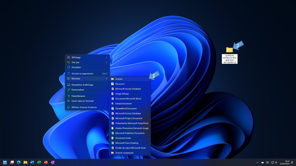 La fonction GodMode dans Windows - Slide 2