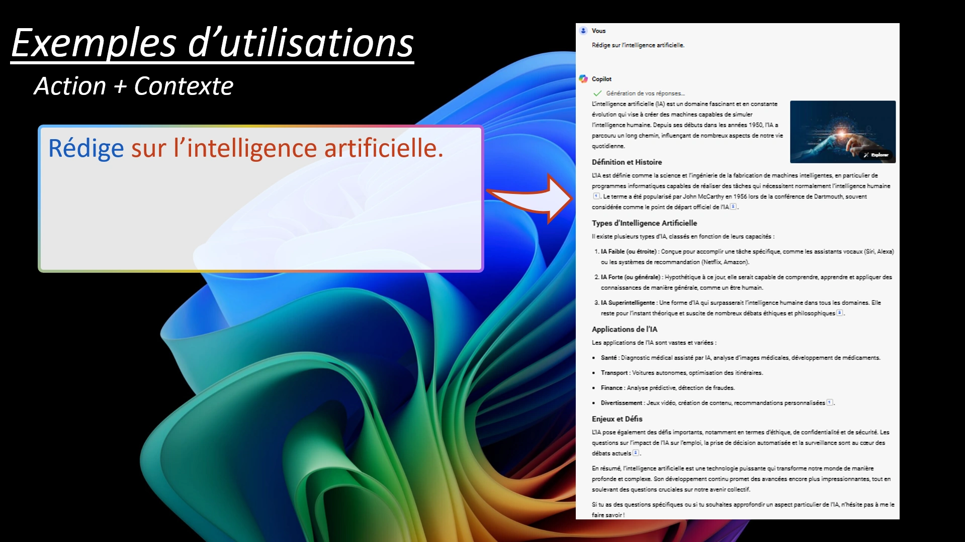 Présentation de Copilot, Tout savoir sur l'IA du futur - Slide 23