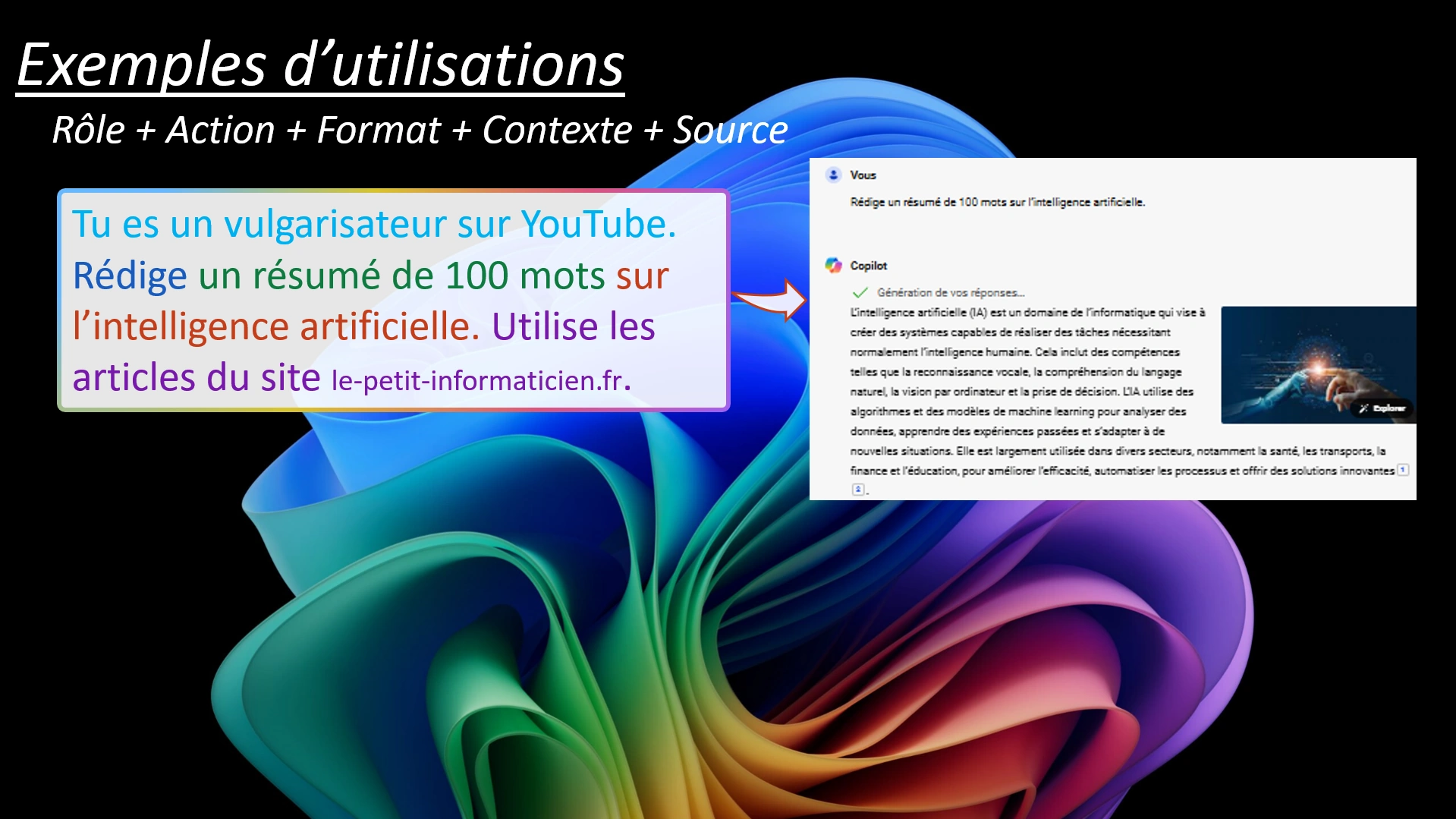 Présentation de Copilot, Tout savoir sur l'IA du futur - Slide 26